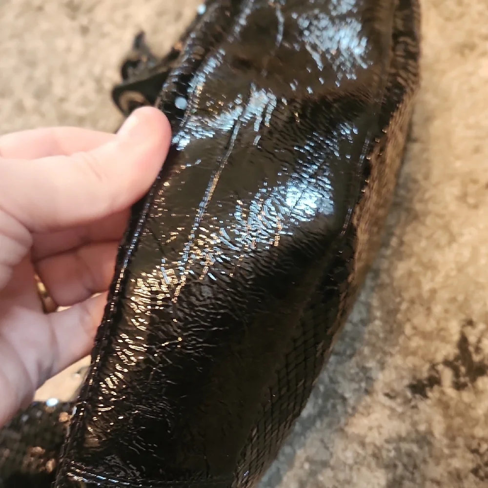 Jana‎ Feifer Black Chainlink Hobo Bag